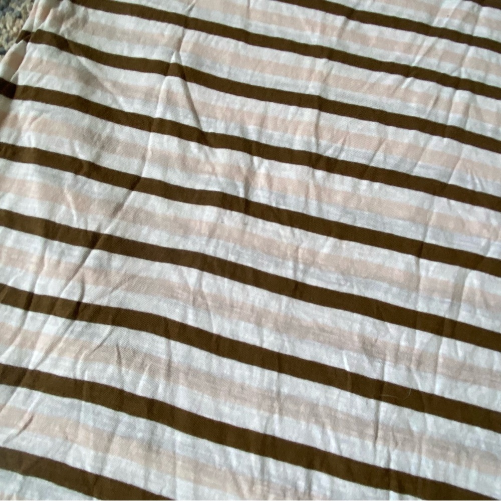 Pink and brown striped Longsleeve madewell tee - Picture 4 of 4